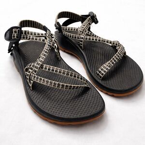 Chaco Z Sandals Strappy Hiking Trail Comfort Black Gray Women 8 Gorpcore